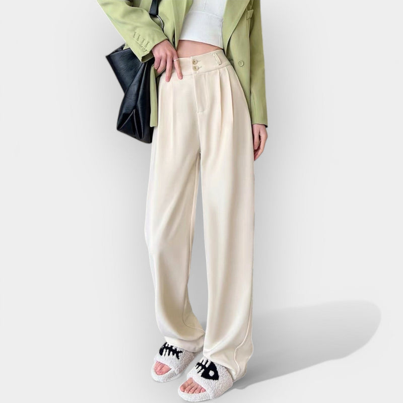 Pantalones anchos de estilo coreano