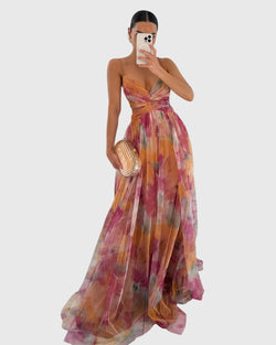 Giselle™ | Abito lungo floreale