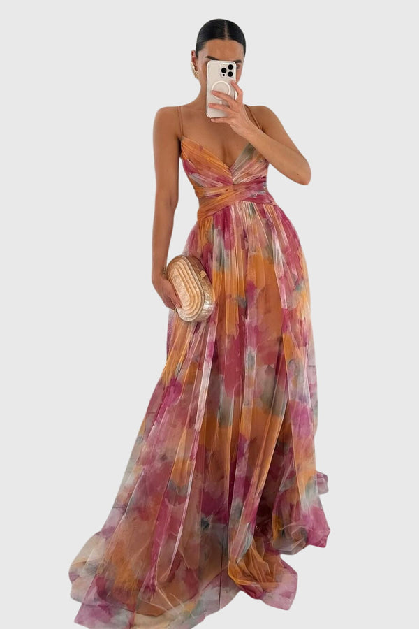 Giselle™ | Abito lungo floreale