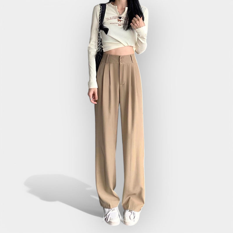 Pantalones anchos de estilo coreano