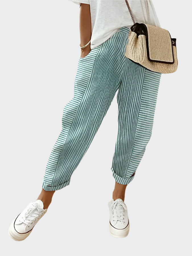 Pantaloni a righe