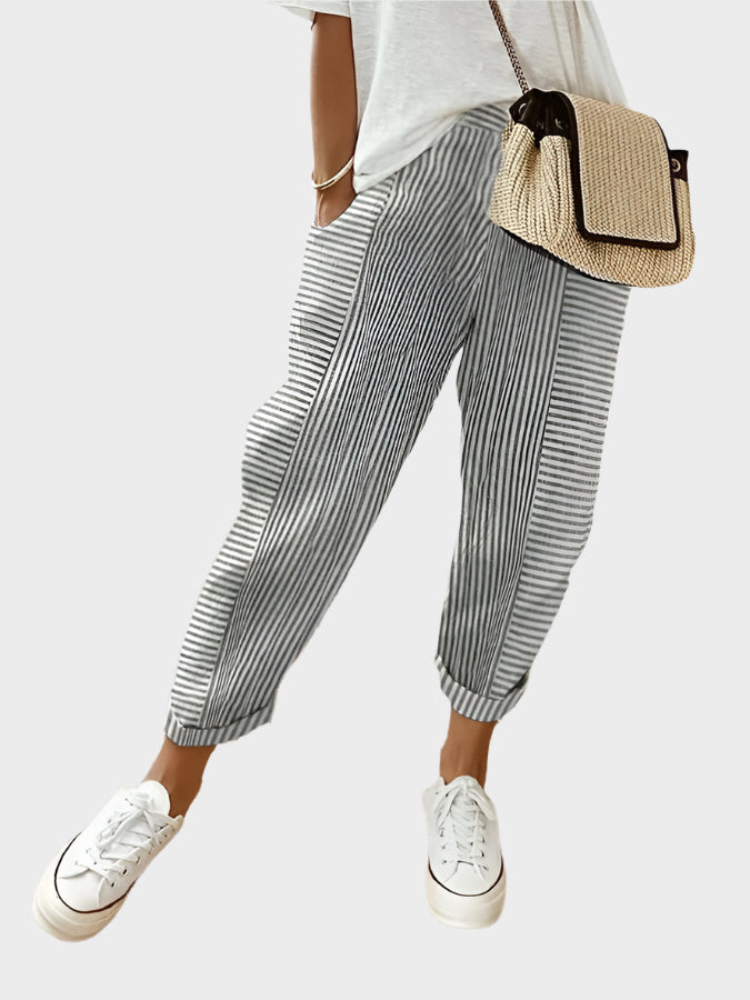 Pantaloni a righe