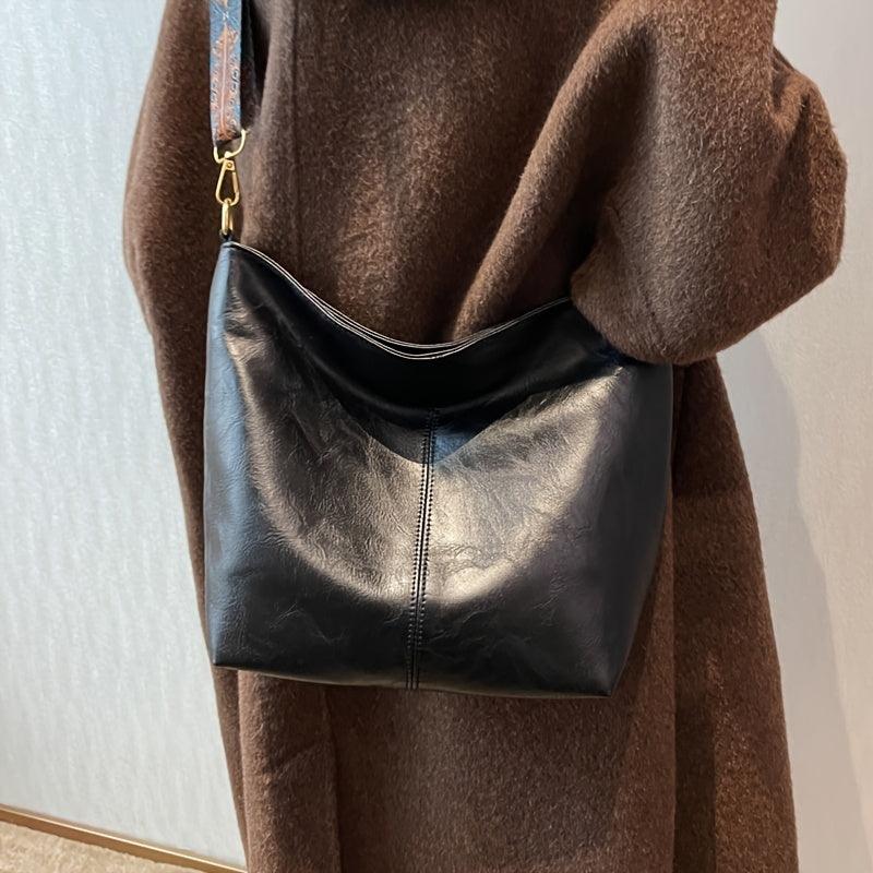 Alora - Borsa a tracolla vintage in pelle PU
