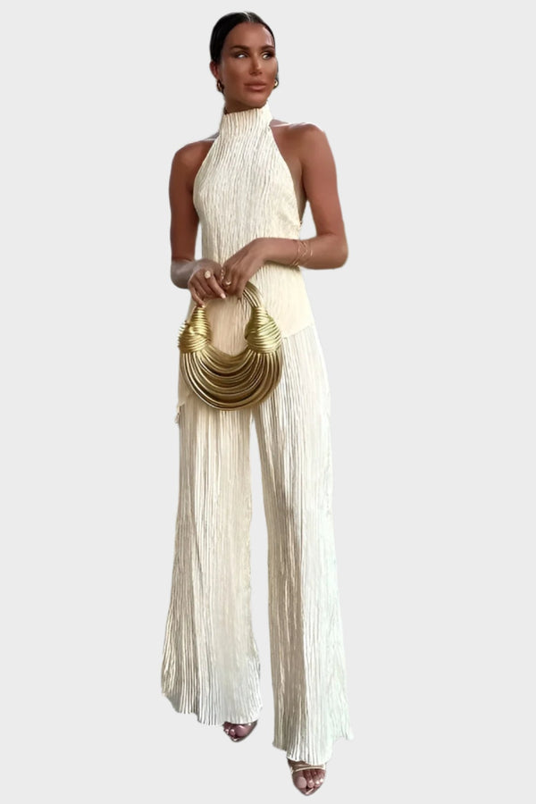 Elegante completo plissettato
