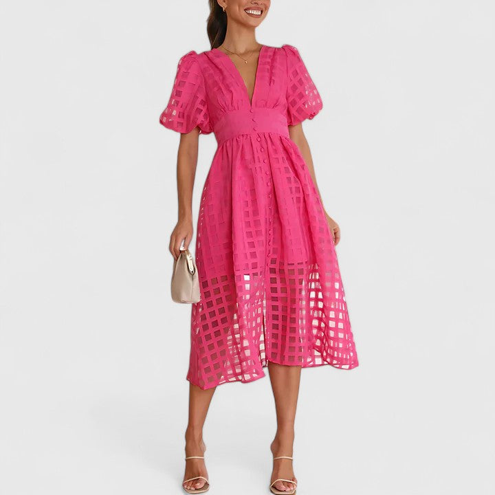 Elanqi | Elegante abito midi