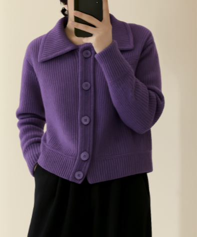 Guylaine | Giacca in maglia premium