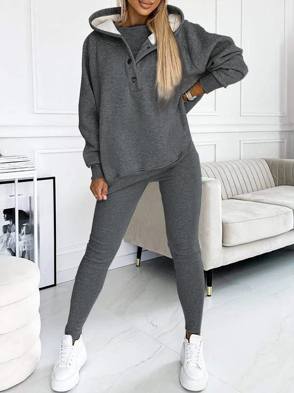 Elodie™ - Set con Pantaloni e Felpa con Cappuccio