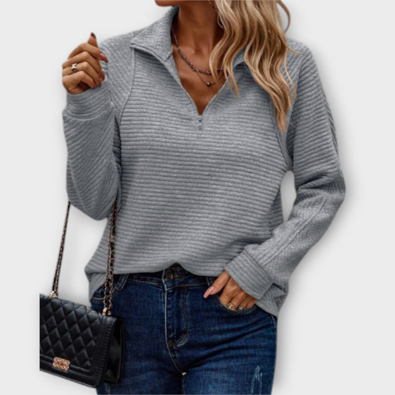 Vida | Maglione con mezza zip