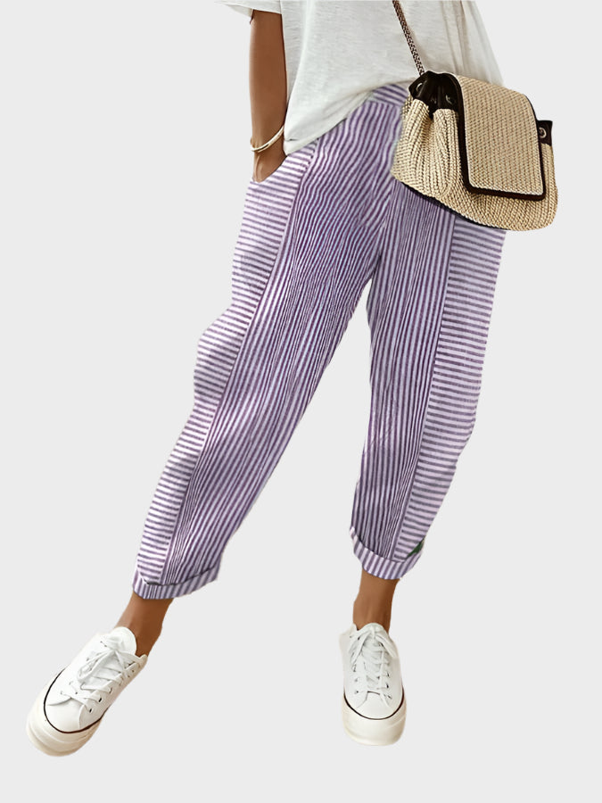 Pantaloni a righe