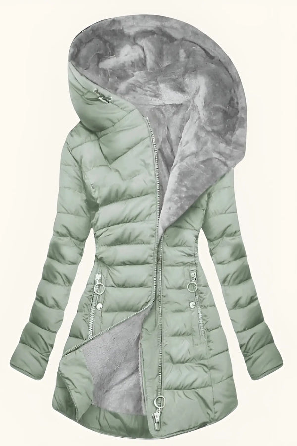 SAMANTHA – ELEGANT ASYMMETRICAL WINTER COAT