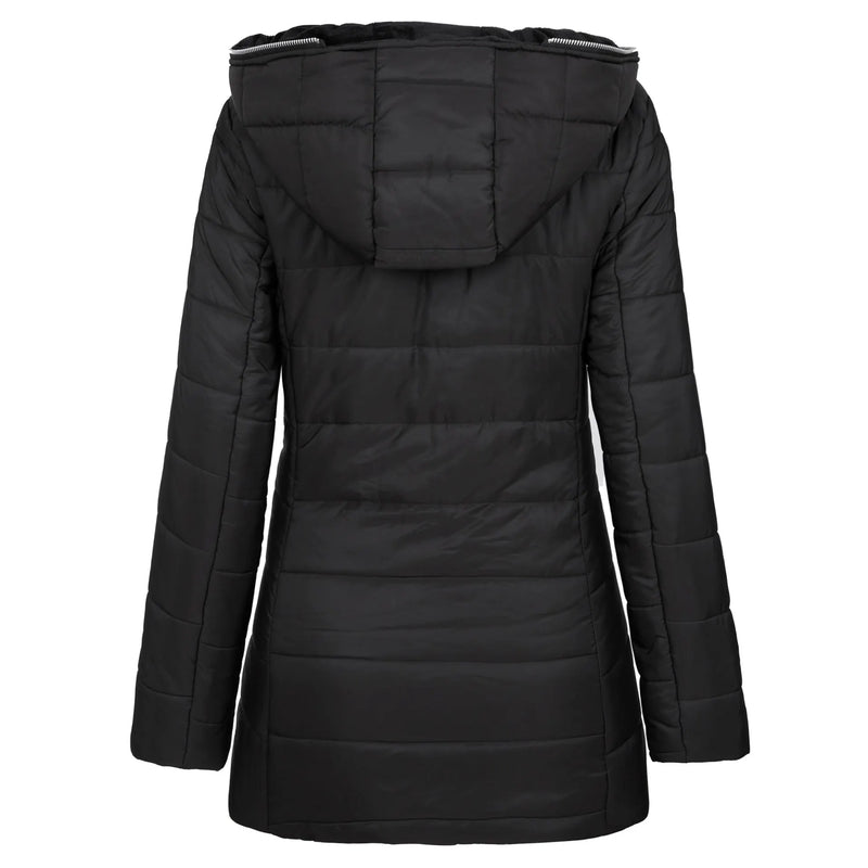 SAMANTHA – ELEGANT ASYMMETRICAL WINTER COAT