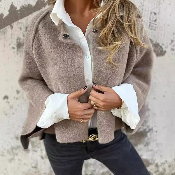Elise™ - Short jacket with chic flared sleeves