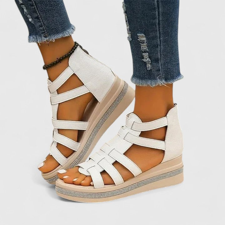 Kendall | Sandalias ortopédicas con pedrería
