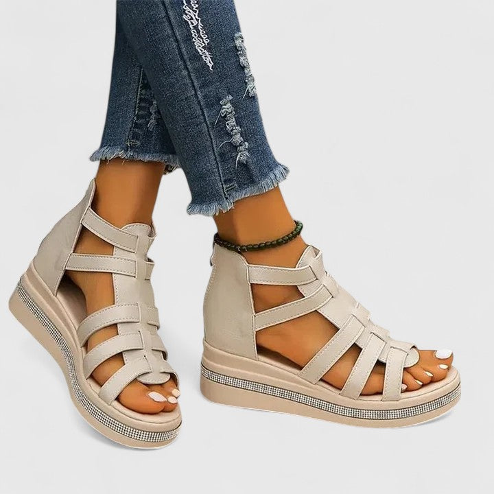 Kendall | Sandalias ortopédicas con pedrería