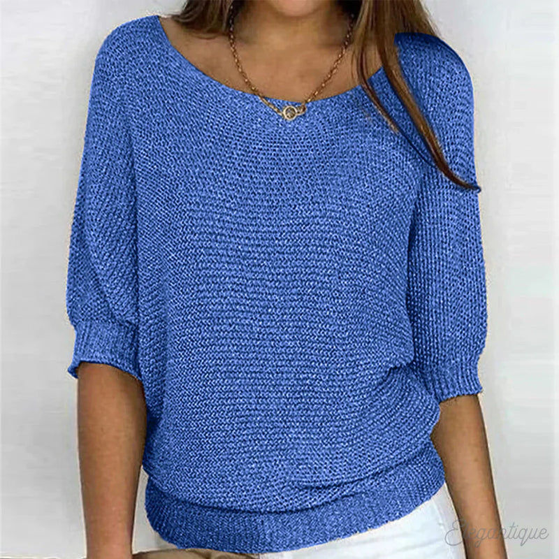 Luigia - Elegante maglione lavorato a maglia 