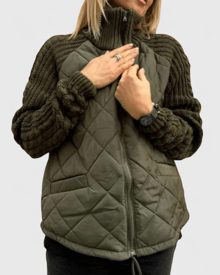 SOPHIA – COZY QUILTED KNIT JACKET